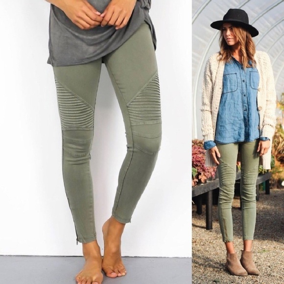 Denim - 5 Star Seller  MOTO Skinnies with Ankle Zip